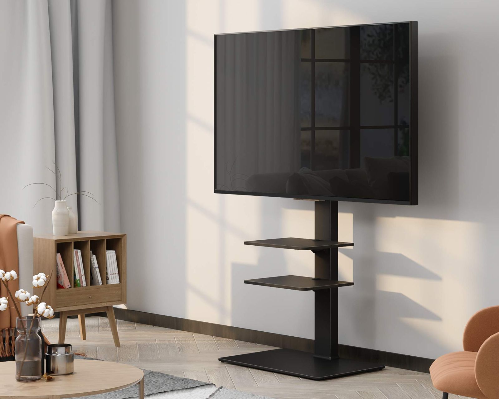 高さ調節 ラック回転