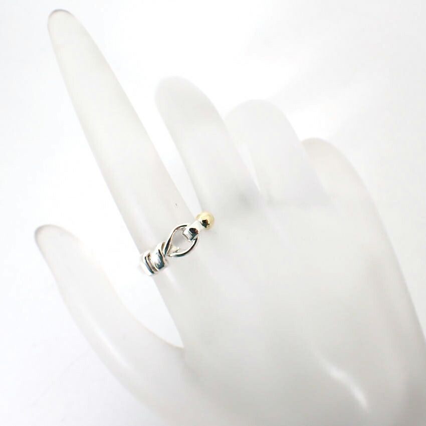 TIFANNY & Co. ティファニー ラブノット コンビ リング 指輪　9号 TIFANNY & Co. ティファニー ラブノット コンビ リング 指輪 9号