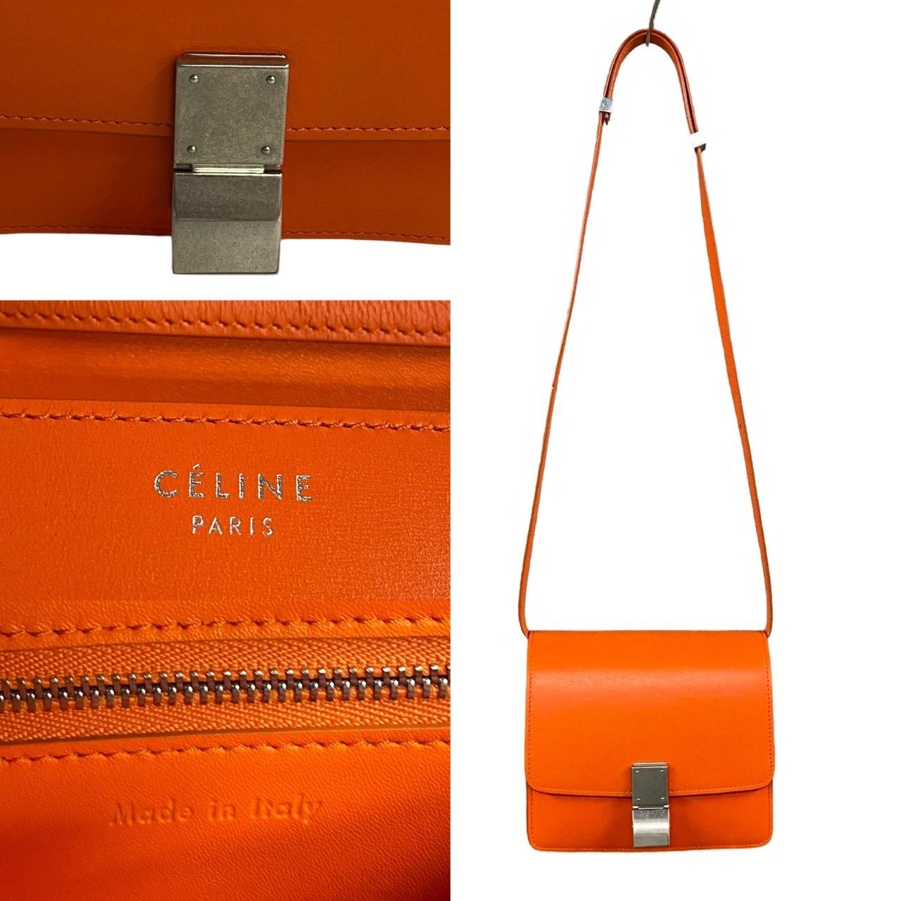 CELINE ショルダーバッグ ベージュ/オレンジ 楽天市場】【アウトレット】セリーヌ CELINE ショルダーバッグ