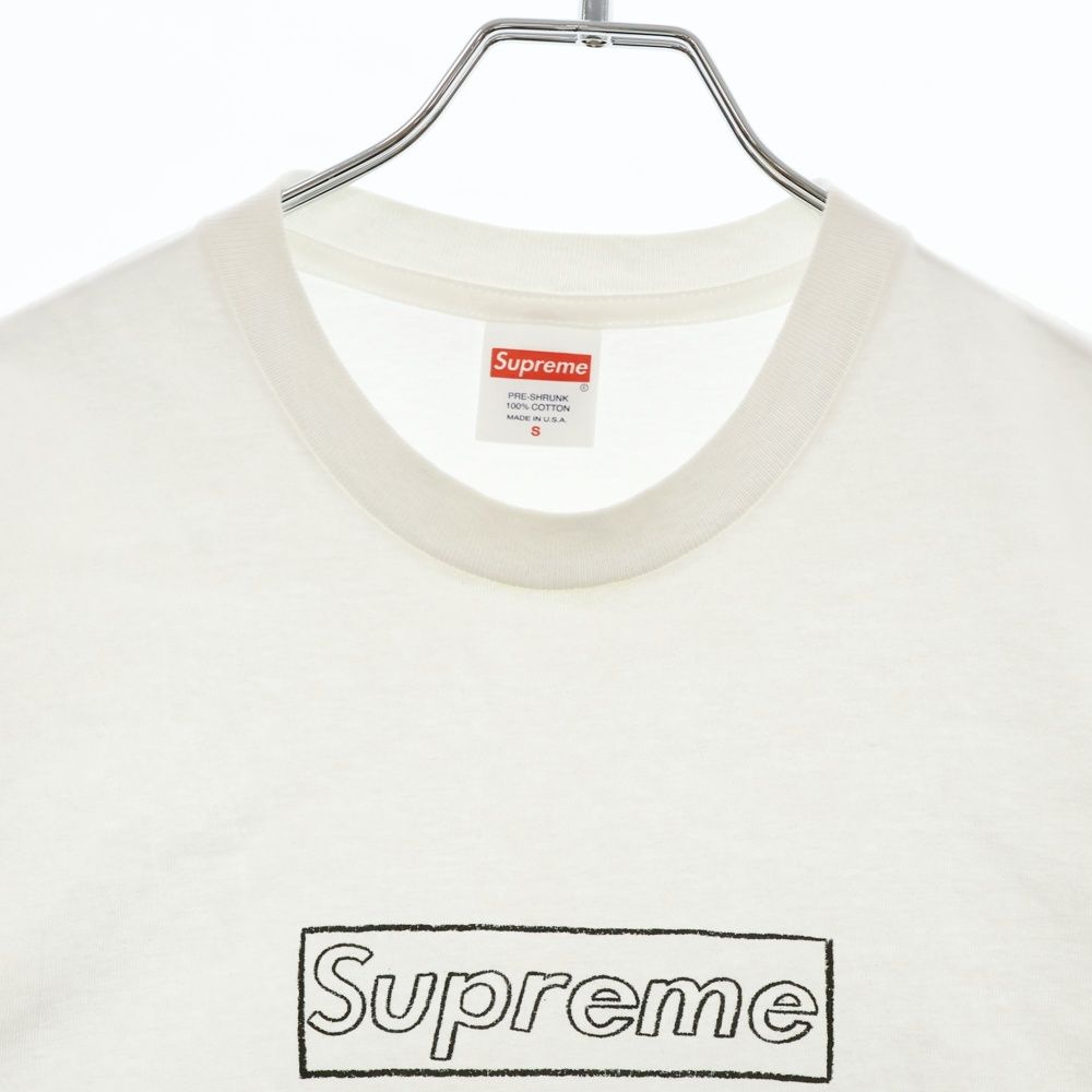 SUPREME (シュプリーム) 21SS×KAWS Chalk Logo Tee カウズ チョーク