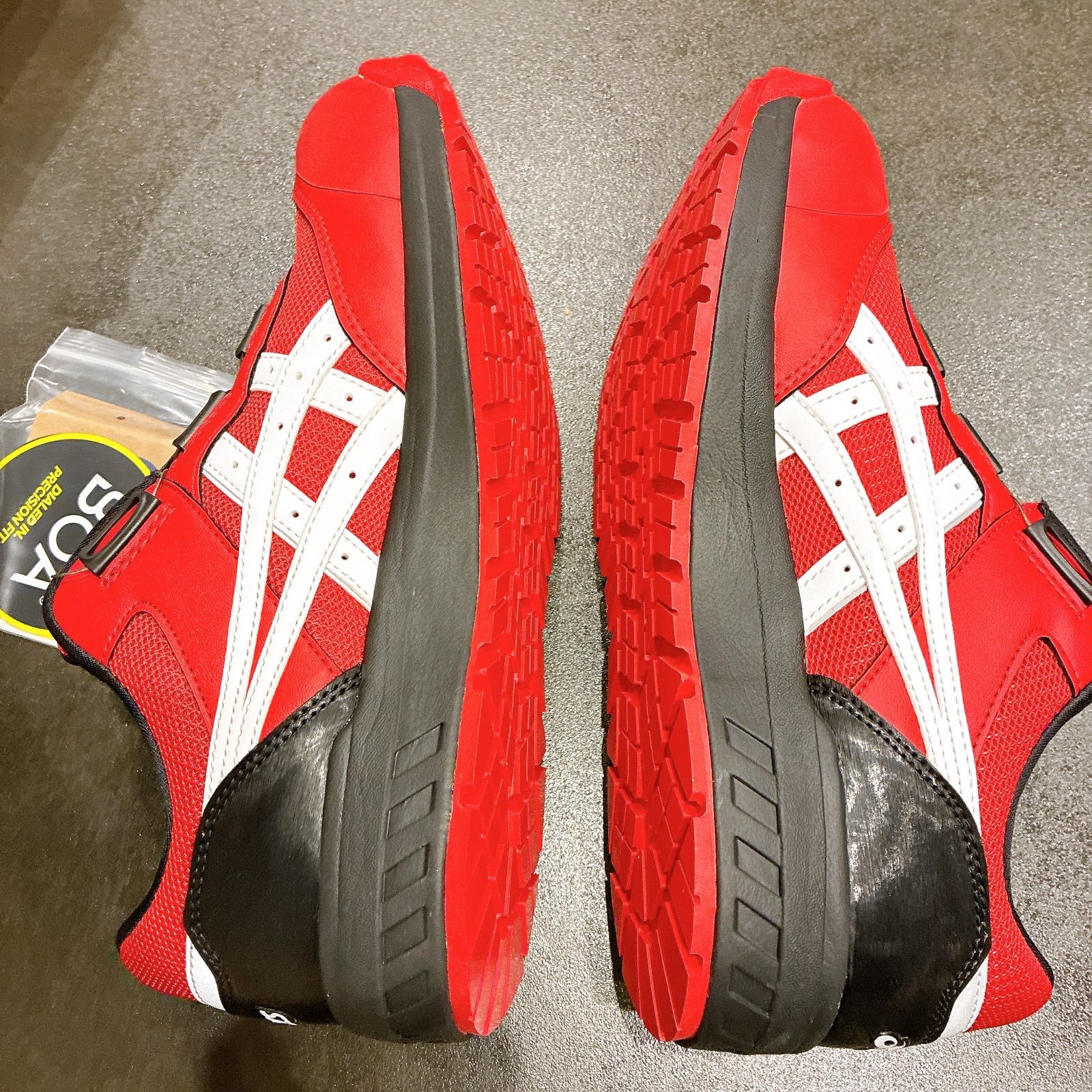 BOA安全靴 レッド