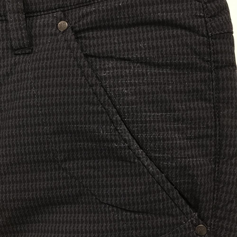 パーリーゲイツ 中綿パンツ ダークネイビー×黒 総柄 レディース 1(M