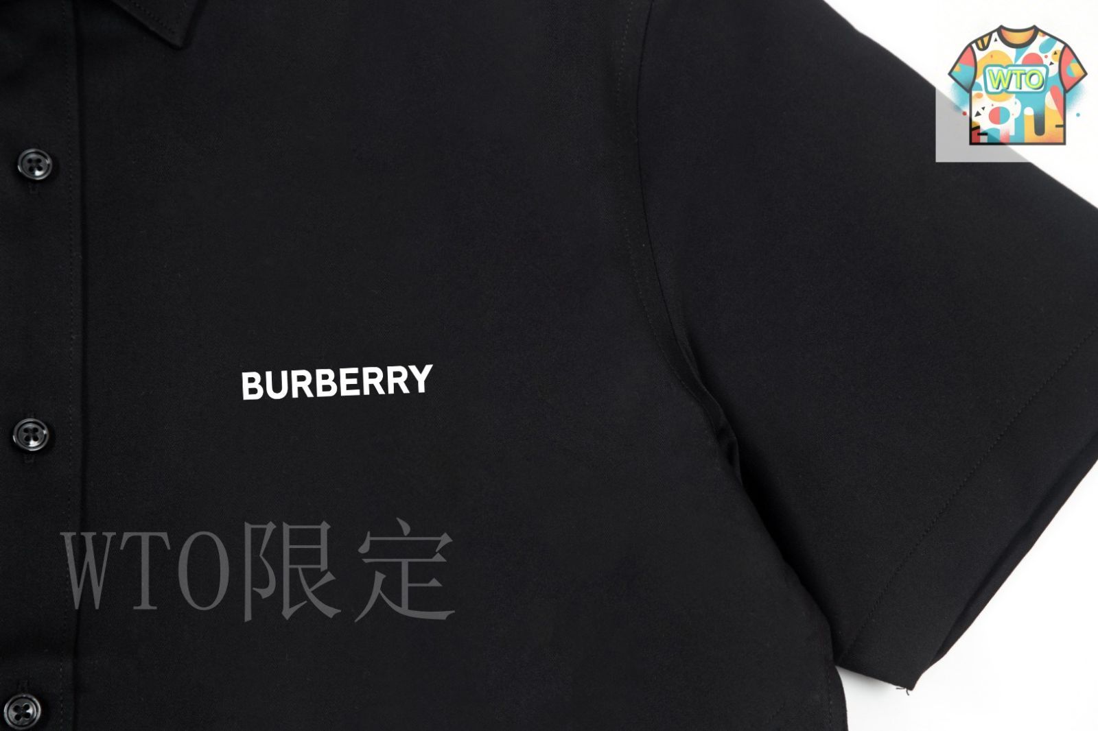 今日WTO】BURBERRY Logo Design バーバリー短袖シャツ-XT37