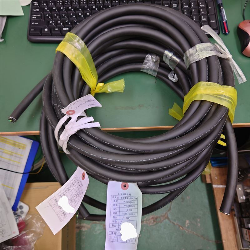 UE/2501(N)/TC(Y/G)，ケーブル，AWG18-1C，太陽ケーブルテック(TAIYO)，20ｍ