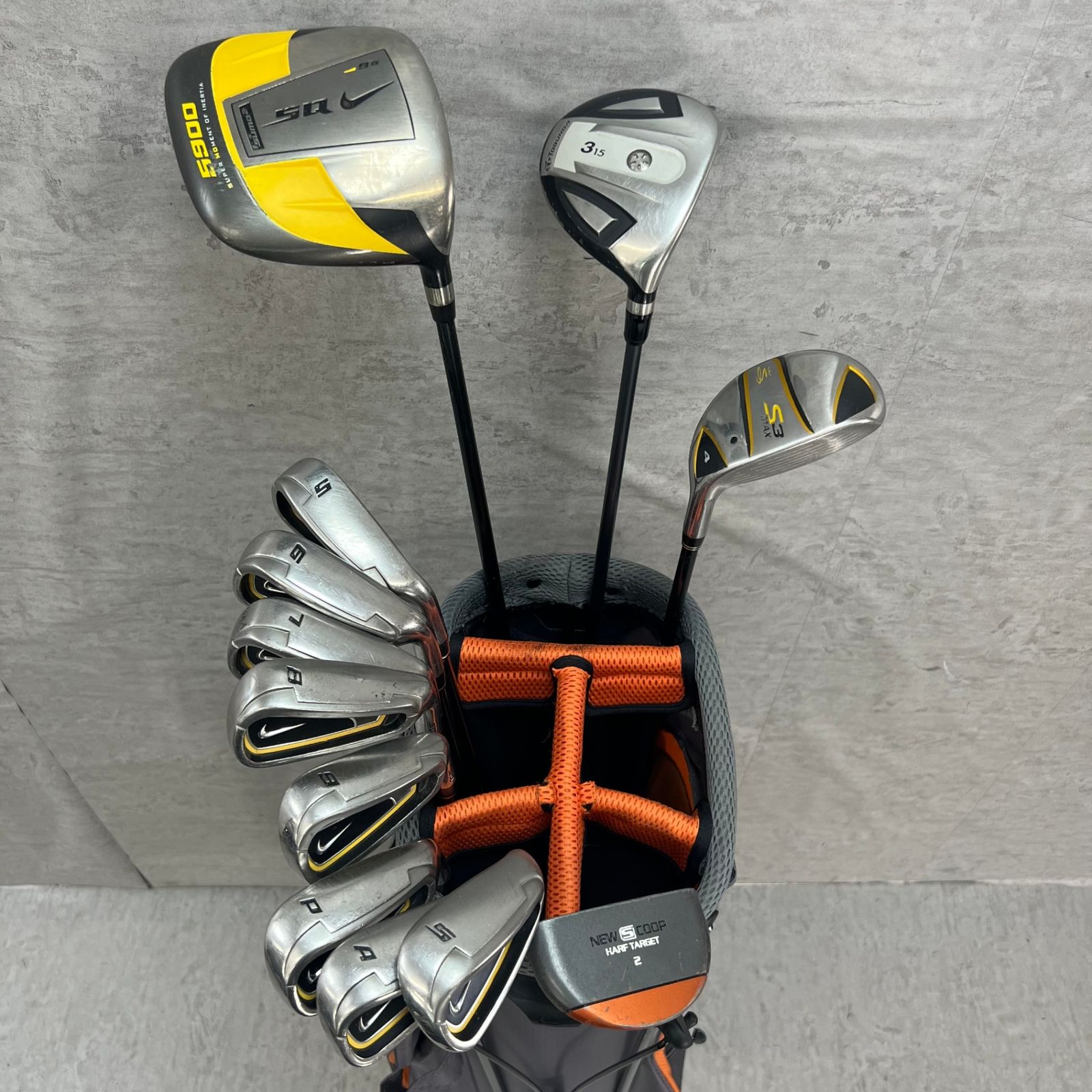 ナイキ コブラ メンズゴルフ12本セット S 右利き用 キャディバッグ