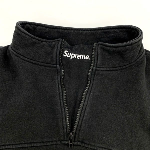 Supreme 22AW ウォッシュド ハーフジップ スウェット トレーナー