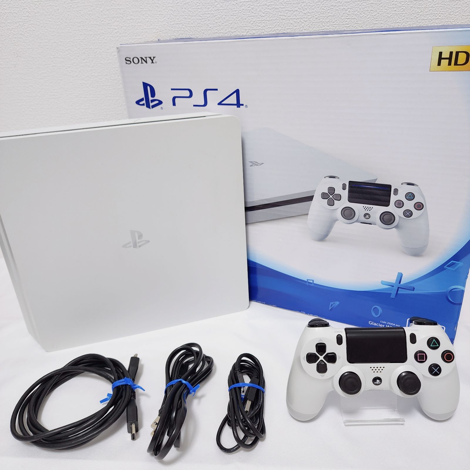 PlayStation 4 グレイシャー・ホワイト 500GB CUH-2100AB02 【メーカー生産終了】 プレイステーション4 プレステ4 PS4  白 - メルカリ