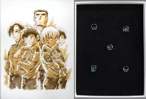 銀製品・指輪・アクセサリー(キャラクター)　集合 イヤリング5種セット プレミアムバンダイver. 「名探偵コナン 警察学校編」 中古】銀製品・指輪・アクセサリー(キャラクター) 集合