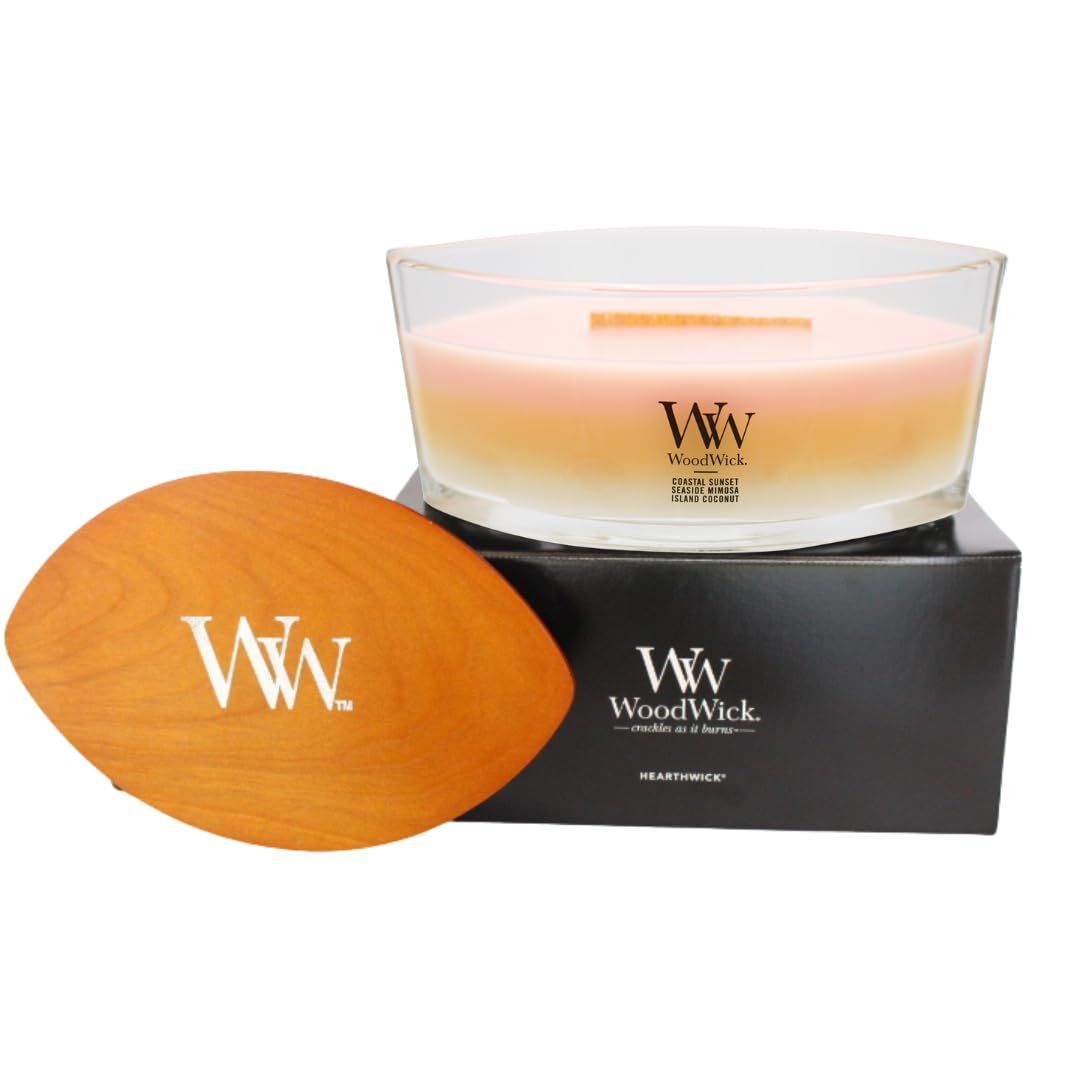 ScentName アイランドゲッタウェイ WoodWick ウッドウィック トリロジーハースウィック 1つで3つの香りを楽しむ キャンドル 焚き火の音がするキャンドル ギフト 女性 プレゼント 香り アロマ アイランドゲッタウェイ