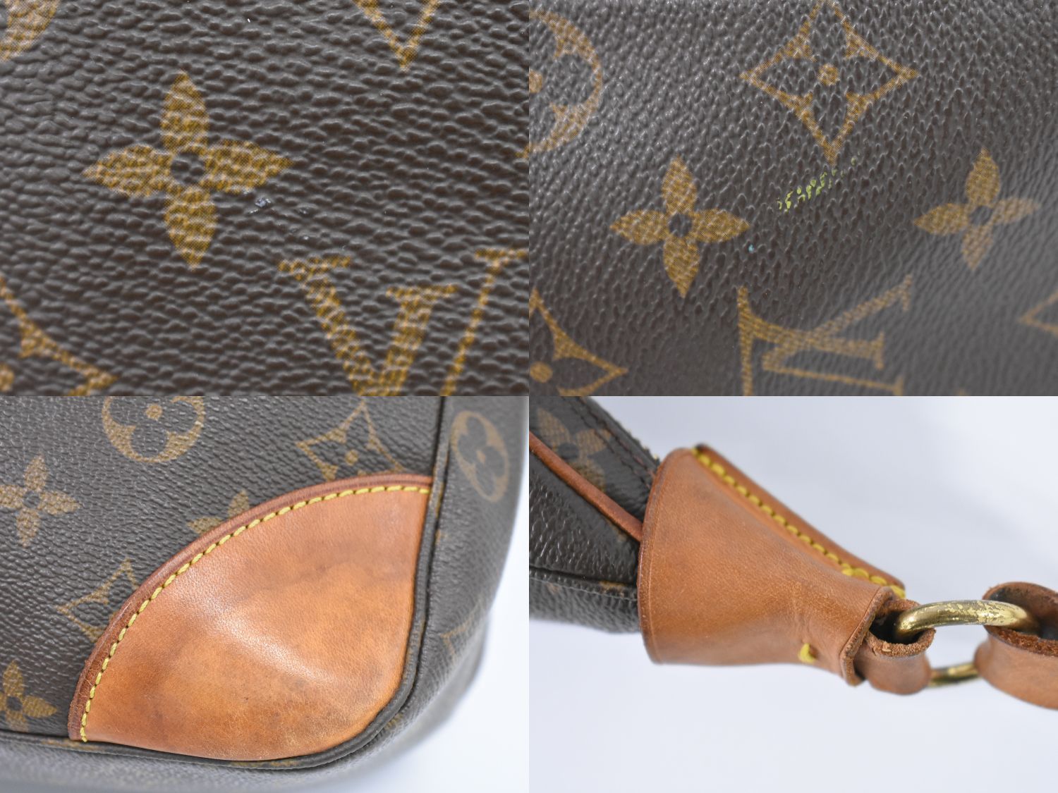 本物 ルイヴィトン LOUIS VUITTON LV ブローニュ 35 モノグラム ショルダーバッグ ブラウン M51260 Boulogne ビトン バッグ 中古 【フォロー割】