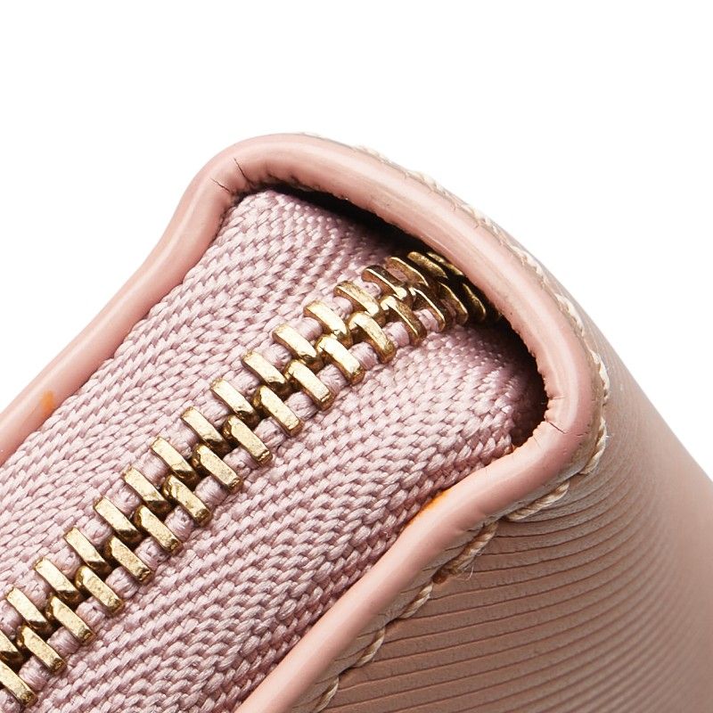 BURBERRY バーバリー 長財布ラウンドファスナー ピンク