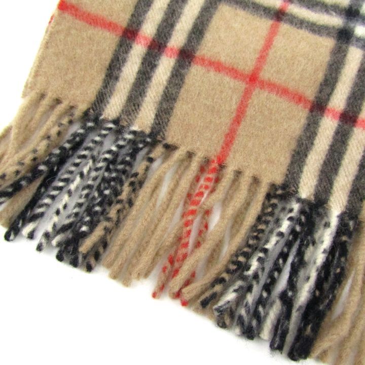 【バーバリー】美品 カシミヤマフラー ノバチェック 現行タグ レディース バーバリー】美品 カシミヤマフラー ノバチェック 現行タグ レディース