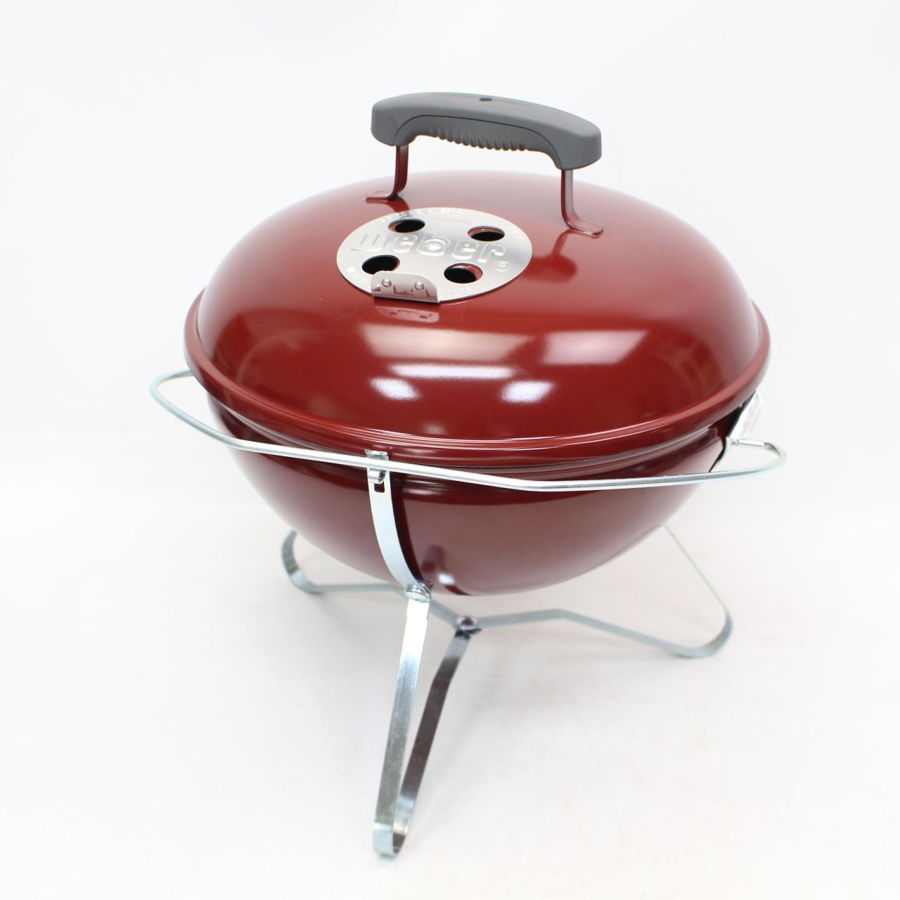 スモーキージョー 37cm クリムゾンレッド　Weber(ウェーバー) 箱なし 593)【未使用】Weber(ウェーバー)37cm バーベキューグリル