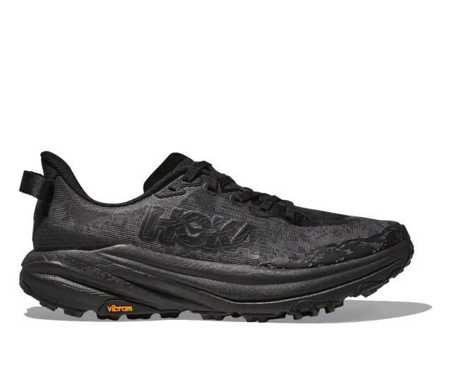 【新品】HOKA ONE ONE ホカ オネオネ M SPEEDGOAT 6 1147791 BLACK メンズ スピードゴート6 幅D 厚底 トレイルランニングシューズ トレラン ハイキング トレッキング 登山 スニーカー 靴 クッション ウォーキング 軽量
