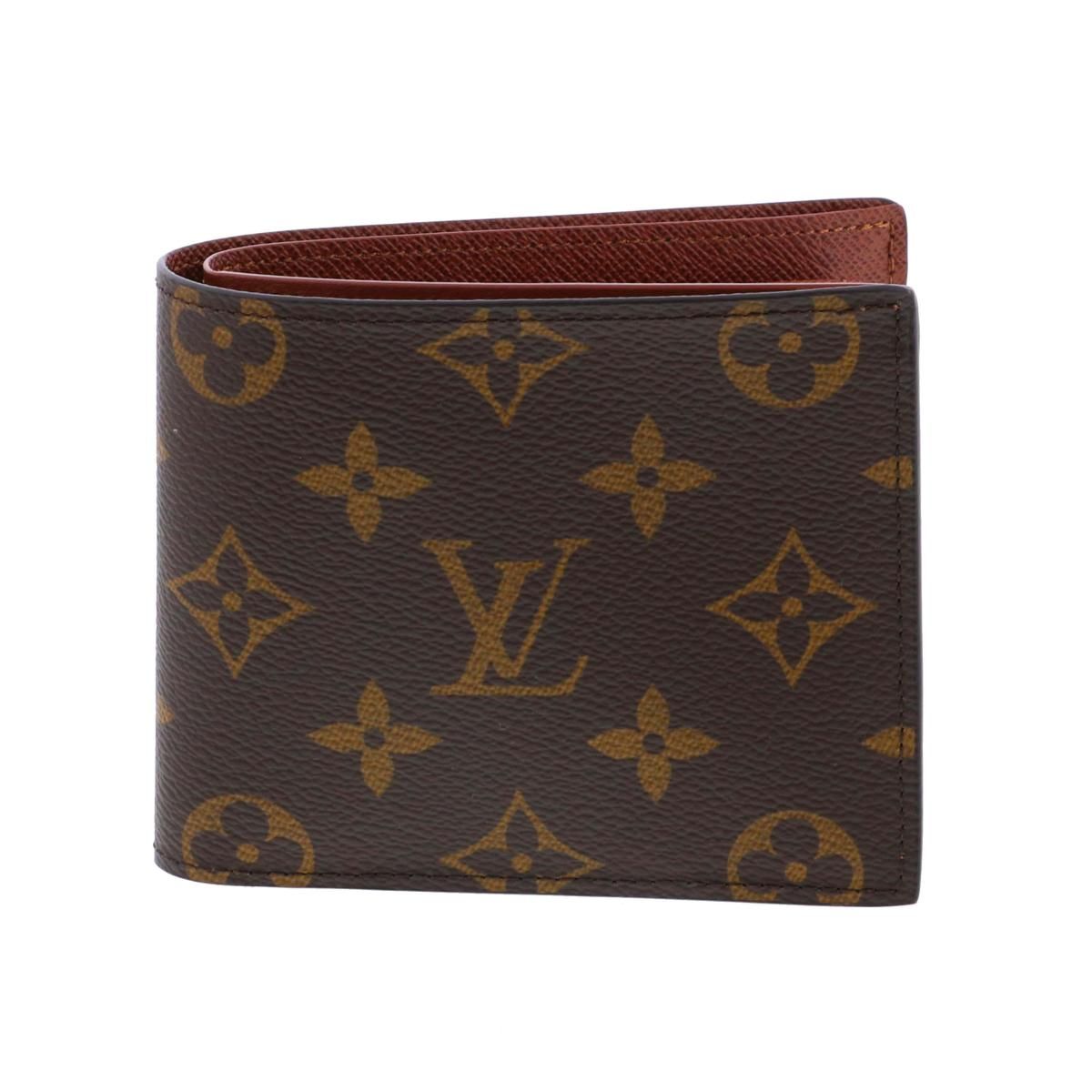 【中古】 LOUIS VUITTON （ルイヴィトン） ﾎﾟﾙﾄﾌｫｲﾕ・ﾏﾙｺNM 財布 二つ折り財布(小銭入有) monogram ﾓﾉｸﾞﾗﾑ Brown ﾌﾞﾗｳﾝ M62288 unused:S