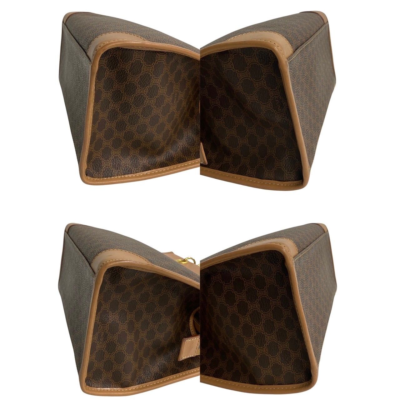 極 美品 CELINE セリーヌ マカダム ブラゾン トリオンフ ヴィンテージ  