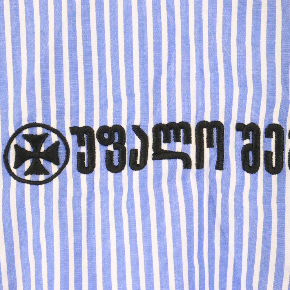 VETEMENTS/ヴェトモン 19SS メタルリング ロゴ長袖シャツ VETEMENTS/ヴェトモン 19SS メタルリング ロゴ長袖シャツ