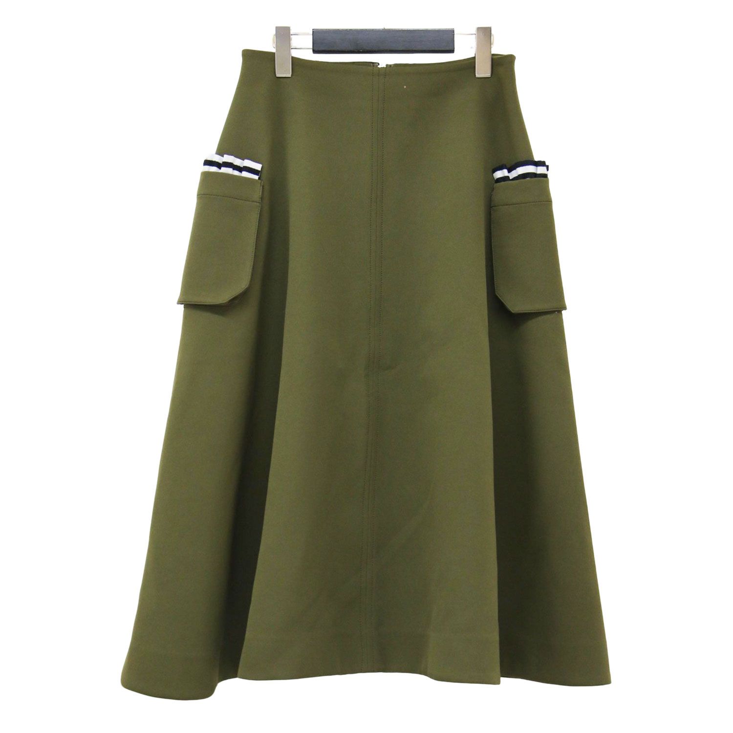 BORDERS at BALCONY ボーダーズアットバルコニー スカート カーキ 