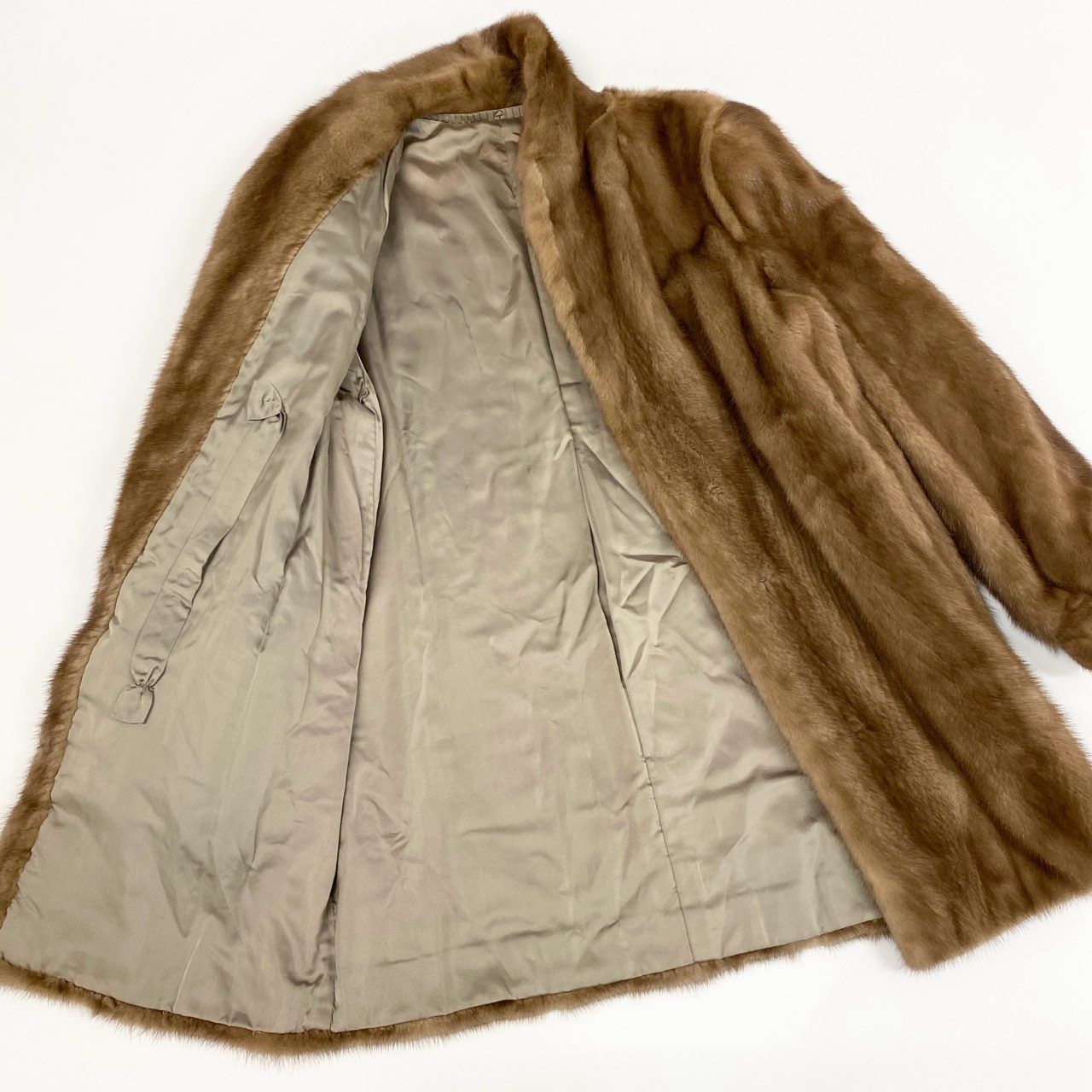 SAGA MINK 銀サガ ベージュ ファーコート SAGAMINK サガミンク 銀サガ