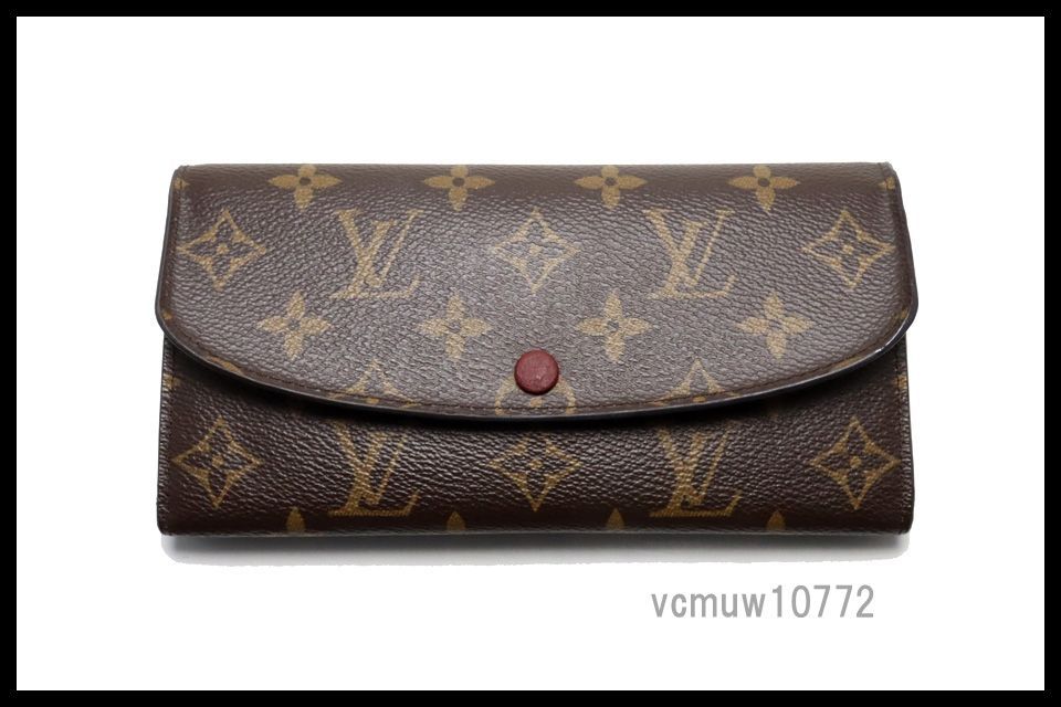 近年モデル 美 LOUIS VUITTON モノグラム ポルトフォイユエミリー レザー 2つ折り長財布 ルイヴィトン 0515bx3055-8M