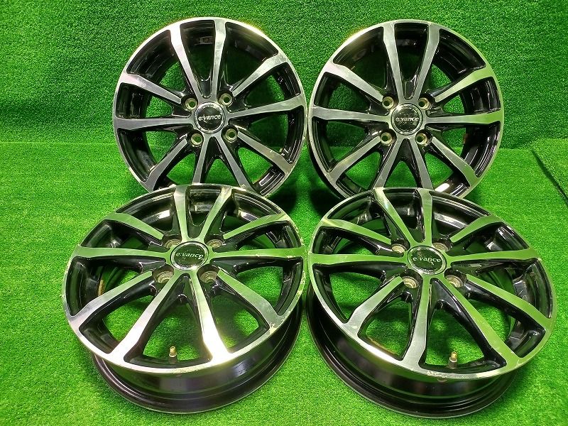 社外 エヴァンス 14ｲﾝﾁ 4.5J 4穴 4本 100 45