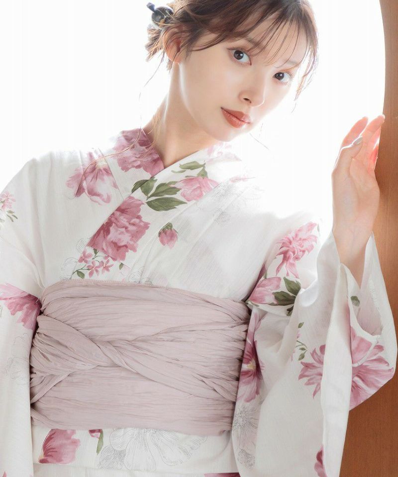 Dita 朱風の花重ね　浴衣セット　浴衣 兵児帯 下駄 おまけ腰紐×３本 楽天市場】浴衣 5点セット レディース（ゆかた・しわ兵児帯