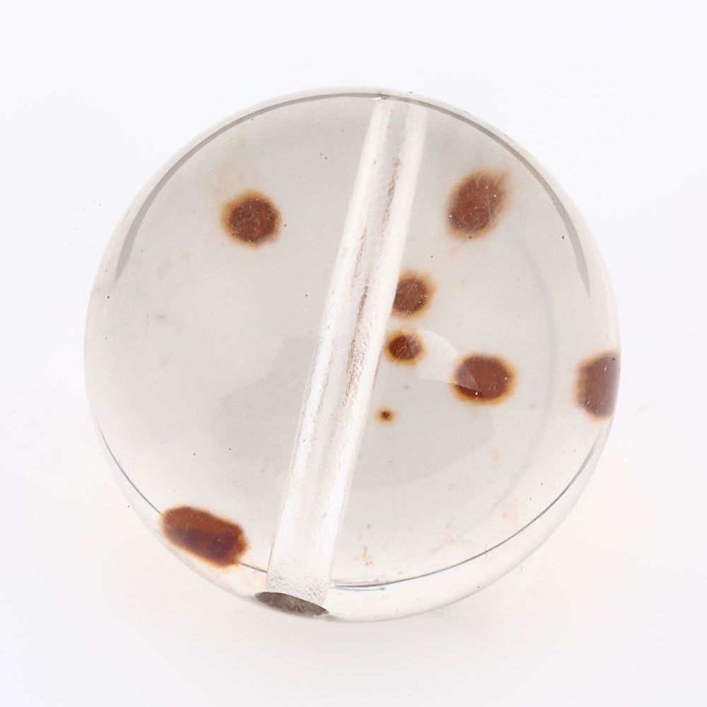 「1点もの 現品」 1粒売り 天然 オーラクォーツ ブラジル産 17mm パワーストーン バラ売り 天然石 パワーストーン