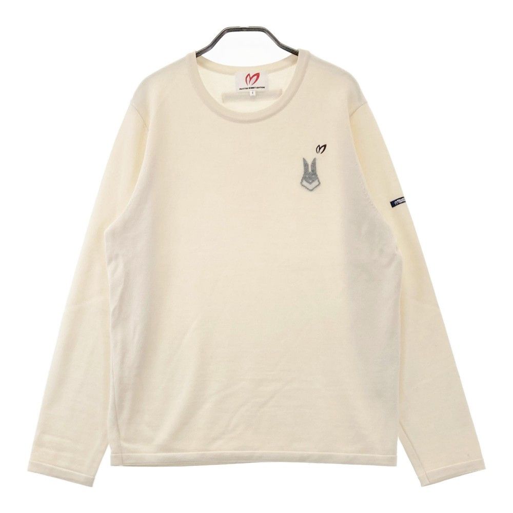 サイズ：6 MASTER BUNNY EDITION マスターバニーエディション  ハイネック長袖Tシャツ  ホワイト系 [240101457359] ゴルフウェア メンズ ストスト MASTER BUNNY EDITION 【PREMIUM SALE 40%OFF】マスターバニーby