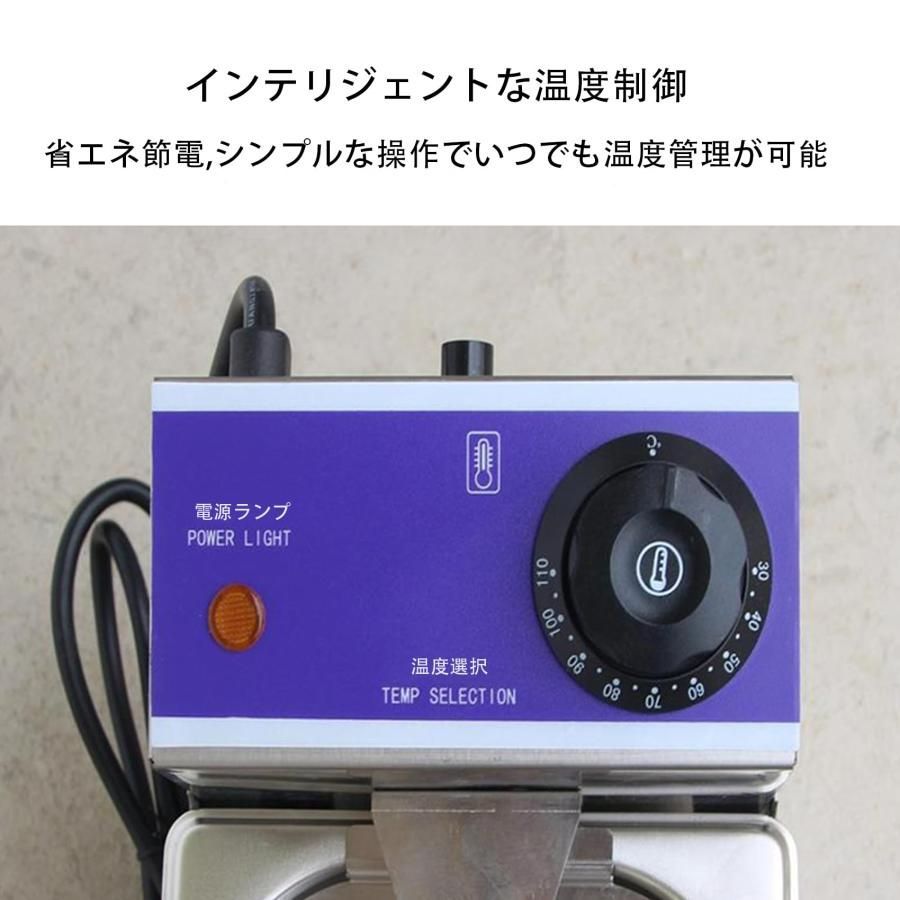 卓上電熱ゆで麺炉 ステンレス両頭ゆで麺機湯粉炉