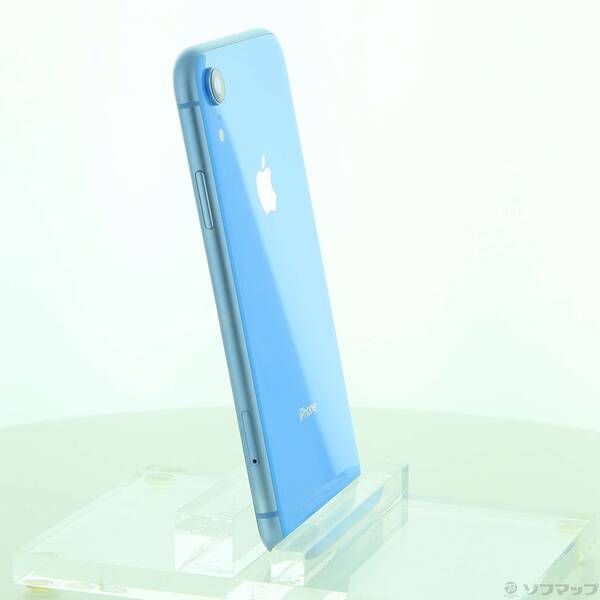 中古品〕 iPhoneXR 64GB ブルー MT0E2J／A SIMフリー【348