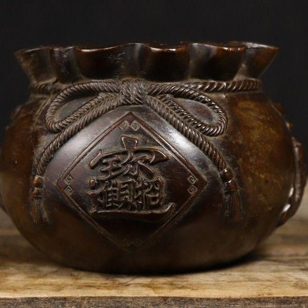 銅器 銭袋 聚宝盆 貯金箱 装飾品 工芸品 置物 銅器 銭袋 聚宝盆 貯金箱 装飾品 工芸品 置物 楽天市場】銅製品