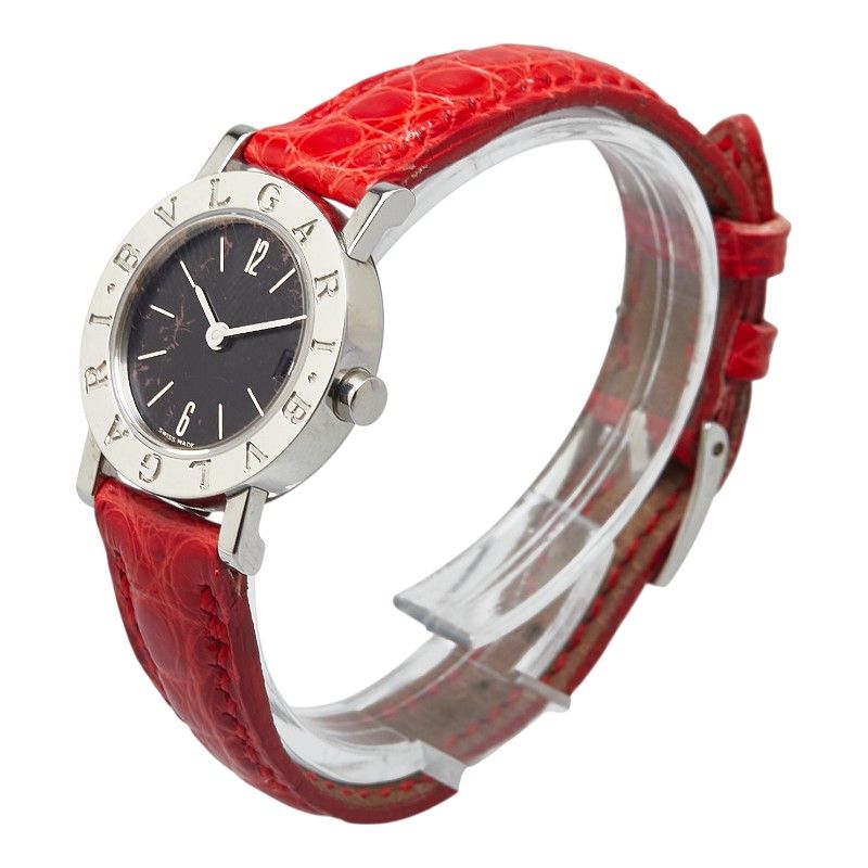 BVLGARI BB23SLD ブルガリブルガリ 腕時計 SS 革 レディース ブルガリ