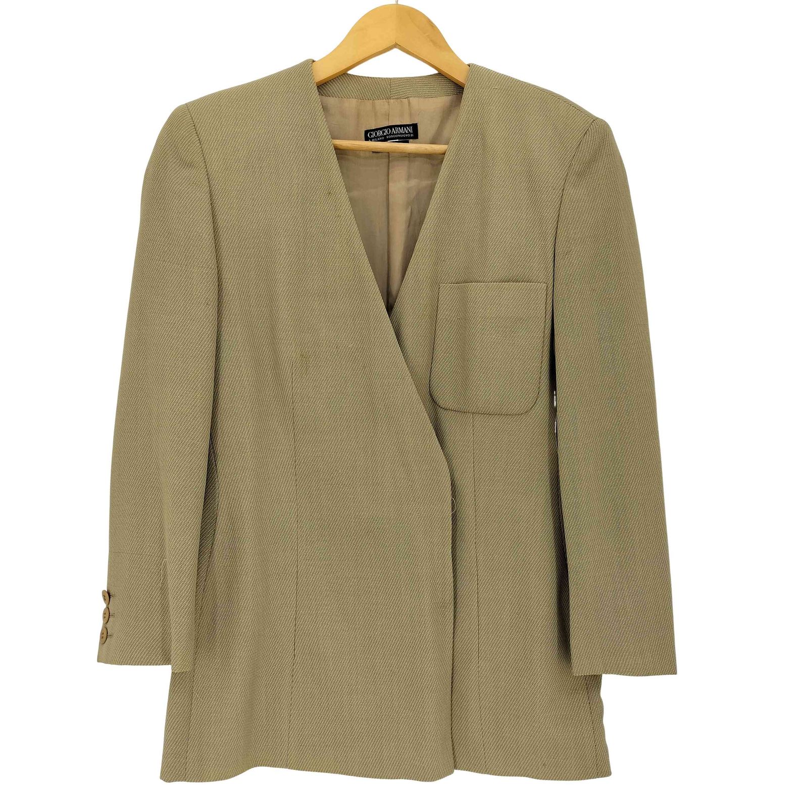 ジョルジオアルマーニ Giorgio Armani 80s イタリア製 ウール