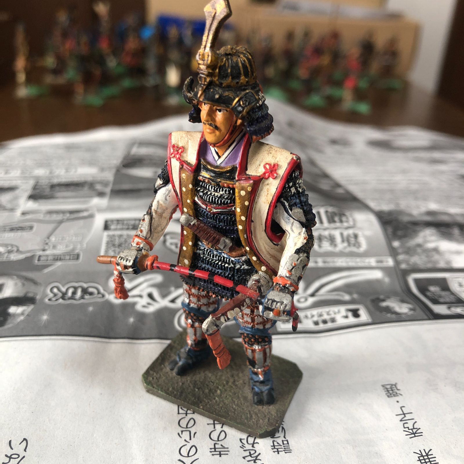 delprado★戦国覇王★フィギュア デルプラド 戦国覇王 No.49 浅井長政 フィギュア 歴史を変えた