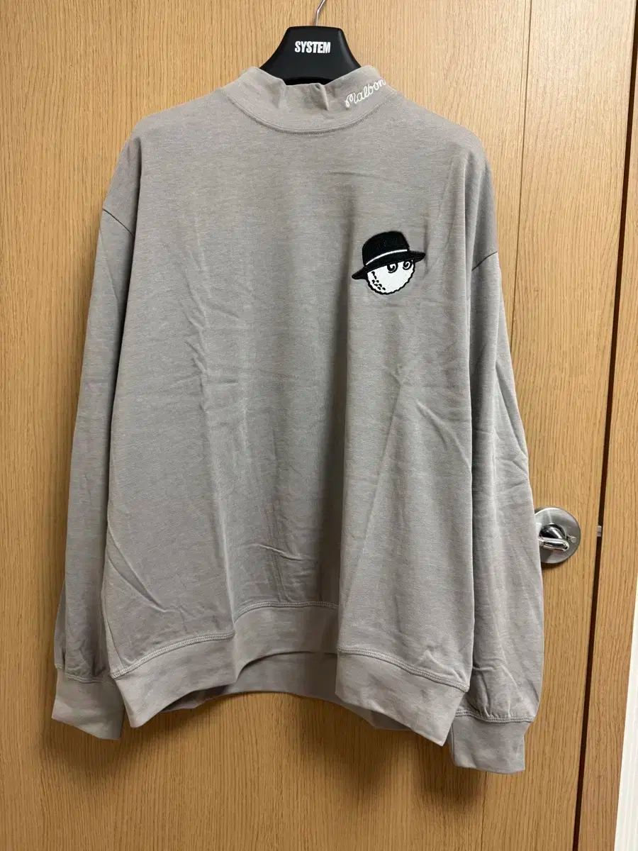 マルボンゴルフ モクネック ロングスリーブ 長袖Tシャツ ライトグレー XLサイズ ♥