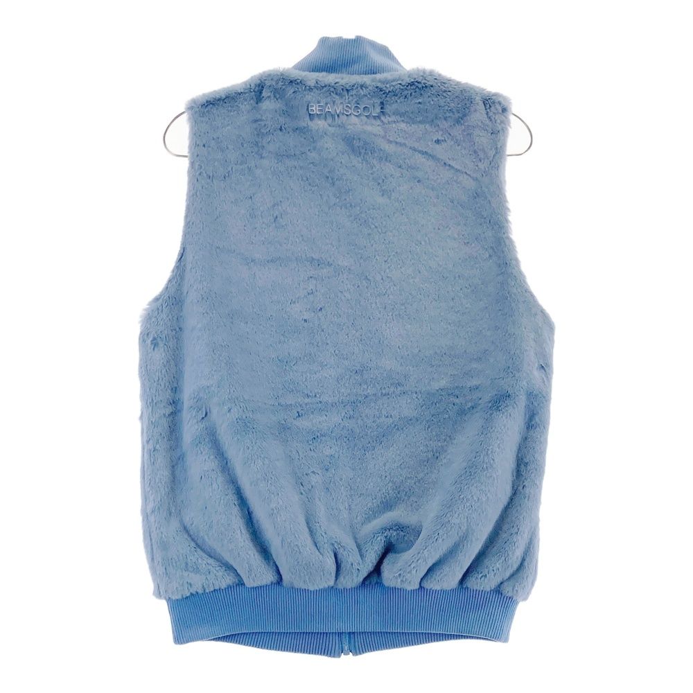 サイズ L BEAMS GOLF ビームスゴルフ 中綿 リバーシブルベスト ブルー系 240101385762 ゴルフウェア レディース ストスト