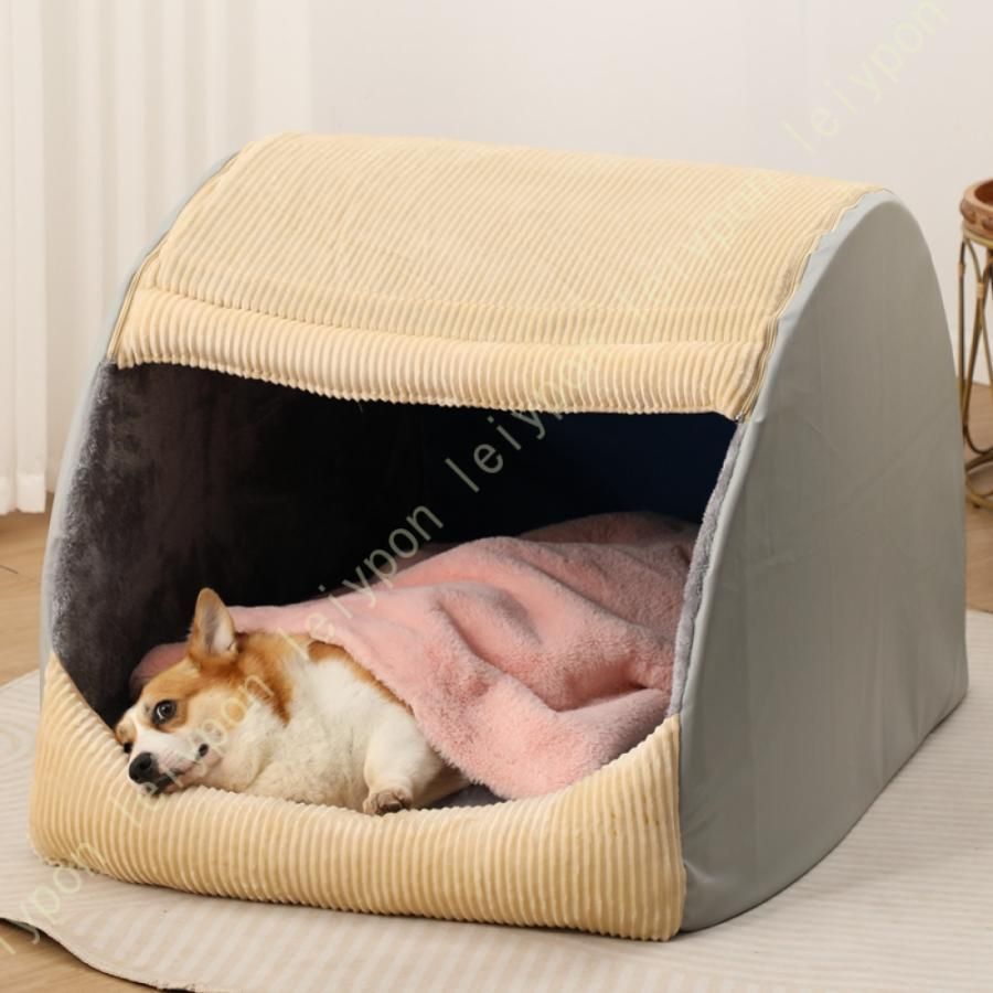 犬 ドーム ペットベッド 猫 犬 小型犬 中型犬 春 夏 ペットハウス ベッド ペットソファ ドーム型 ホカホカ ぐっすり眠れる 冬寒さ対策 クッション 寝袋 通気