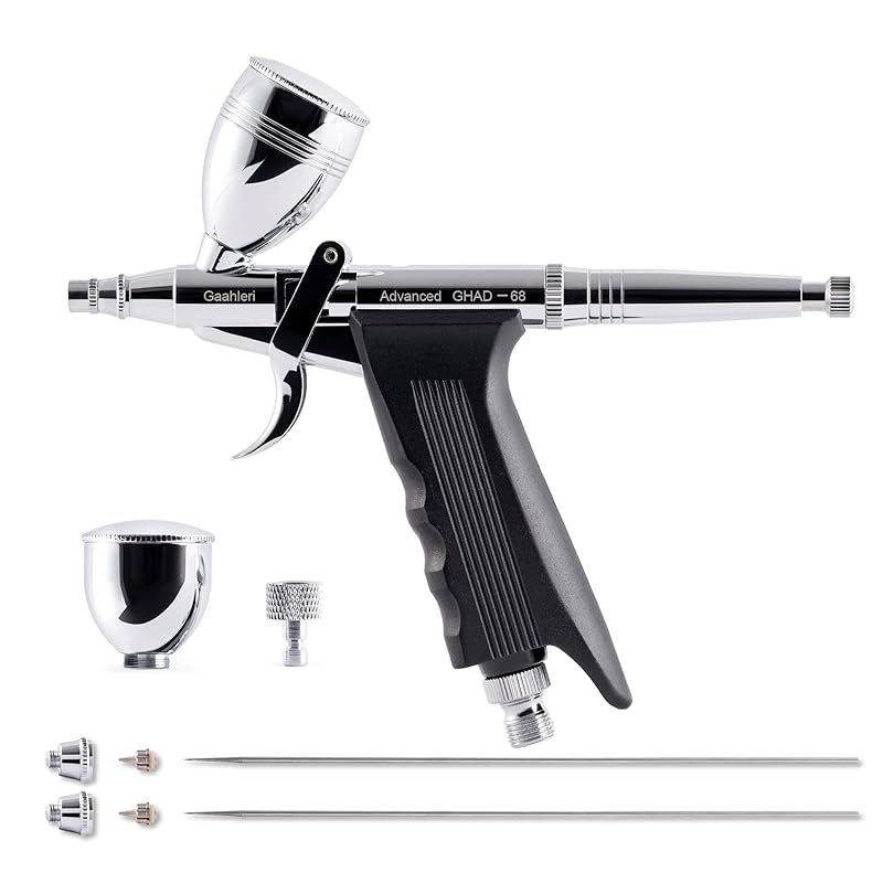 Gaahleri エアブラシダブルアクション トリガータイプ Advanced Series GHAD-68 自定心挿入式ノズル構造 ノズル口径0.38 - 0.5mm模型 塗装 1