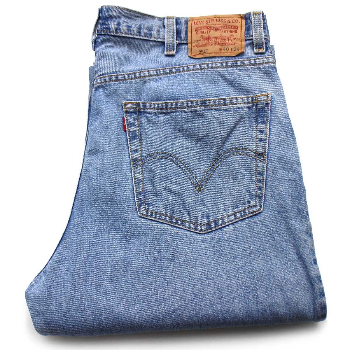 W40 L30 00's Levi's 550 リラックス バギー デニム W40 L30 00's Levi's 550 リラックス バギー デニム