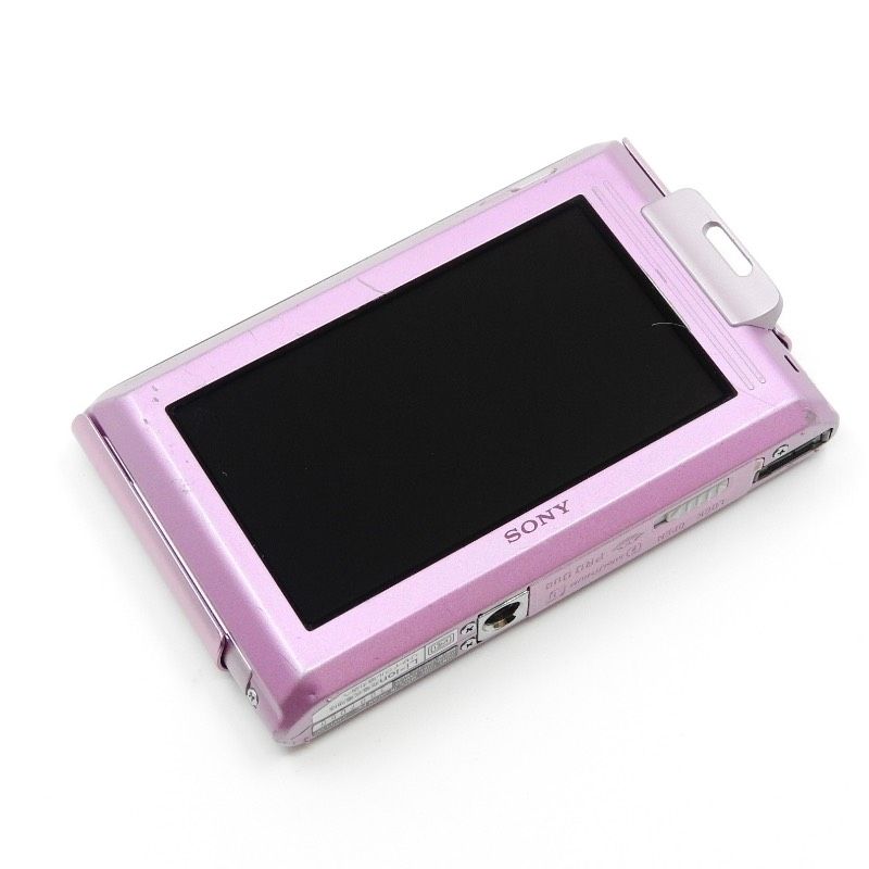 並品】 SONY Cyber-Shot DSC-T77 ストア ピンク #8279