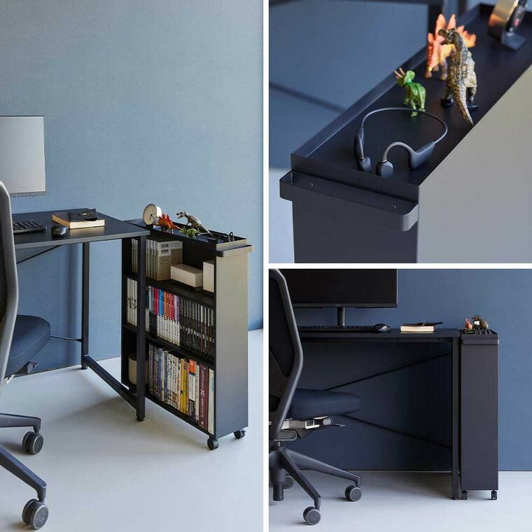 ハンドル付き隠せるコミックラック