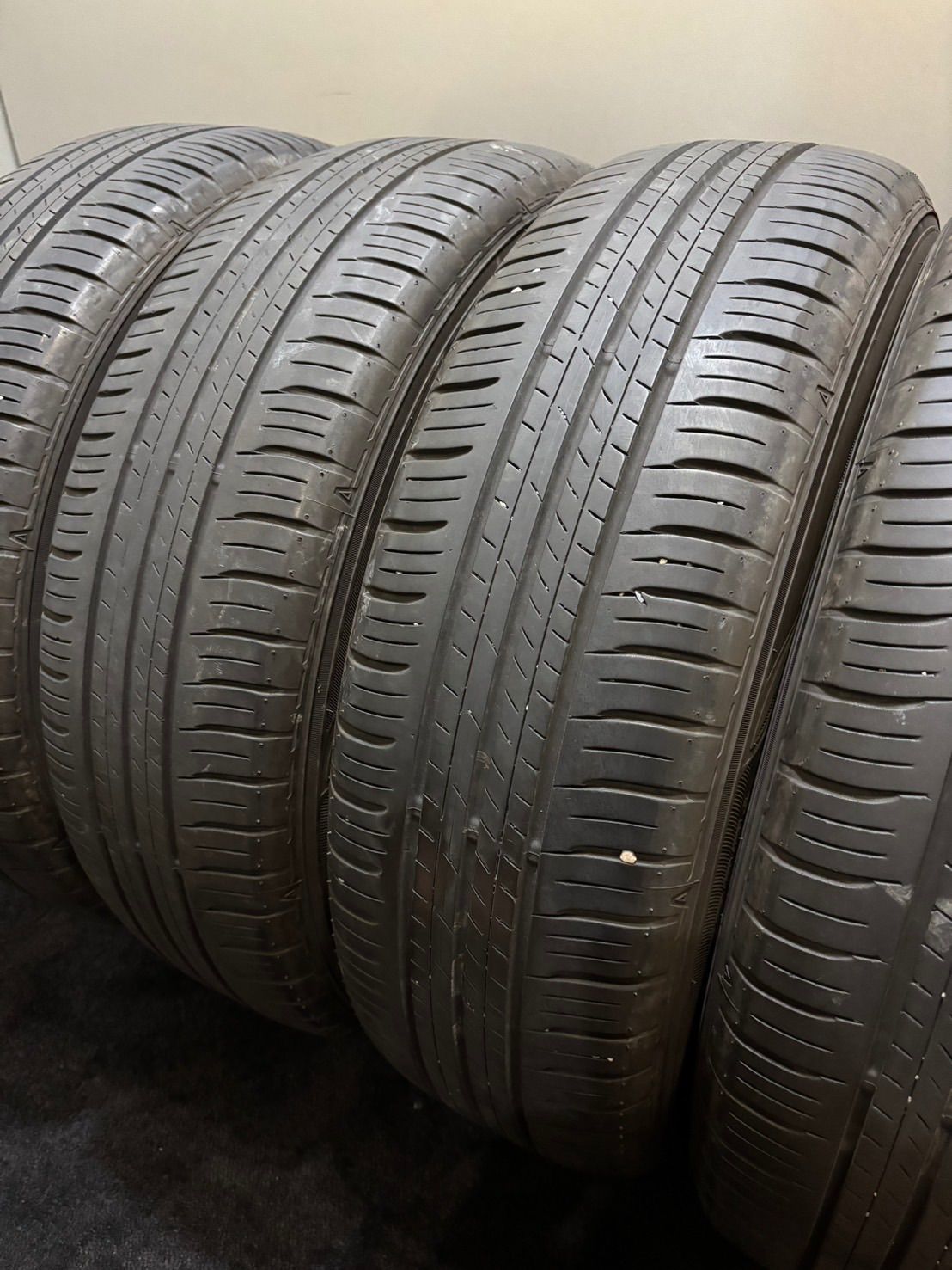 195|65R16 DUNLOP|ENASAVE EC300 21年製 夏タイヤ サマータイヤ 4本 ダンロップ エナセーブ ライズ ロッキー 南1-J584