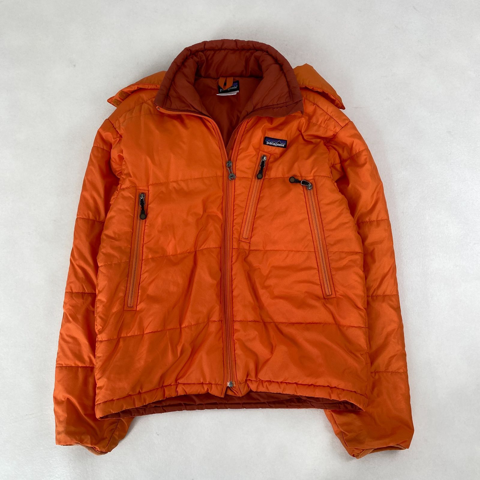 patagonia ダウンジャケット puff jacket パフジャケット 83990FA オレンジ S M相当