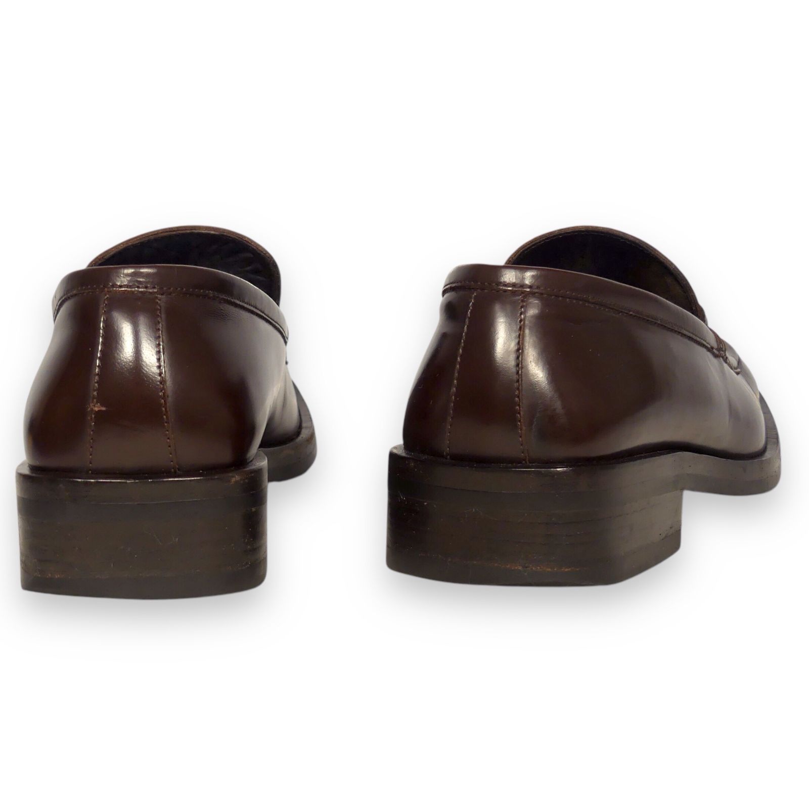 イタリア製 GUCCI グッチ ビットローファー 27 本革 42 茶 ビジネス