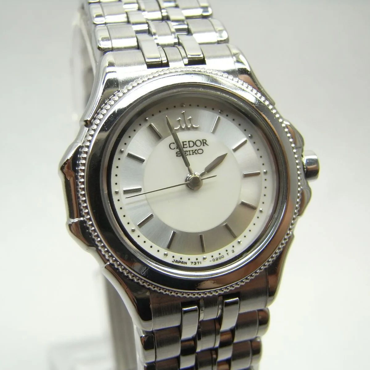 未使用品 18KT+SSベゼル】セイコー クレドール レディース A6G-1 楽天