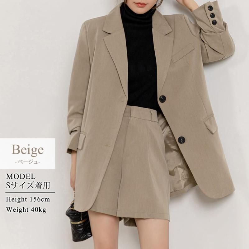 DLITE ジャケットとパンツセット BEベージュ DLITE ジャケットとパンツセット BEベージュ DLITE ジャケットと