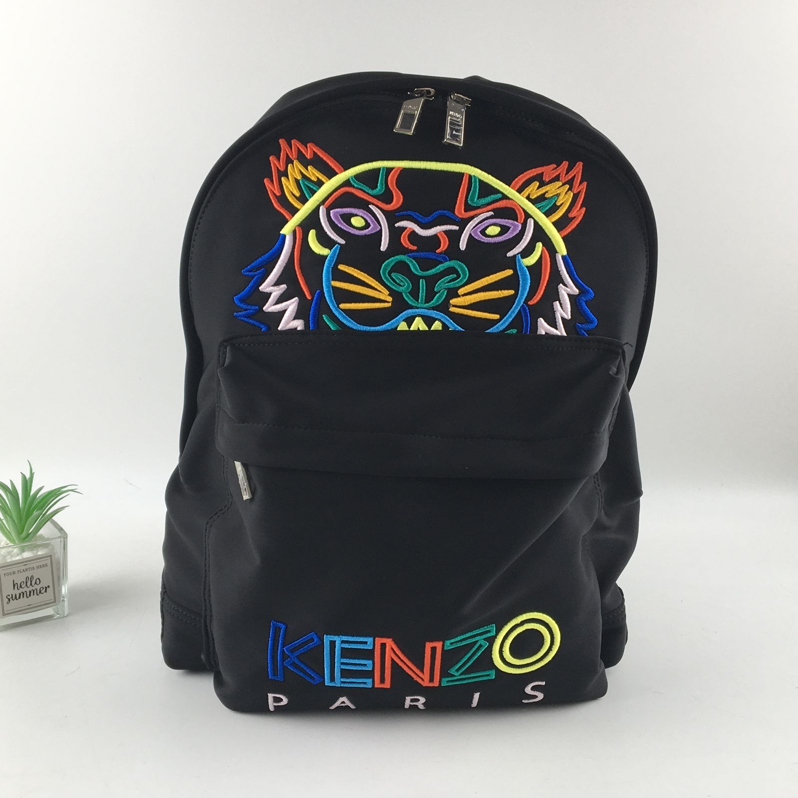 KENZO リュックサック バックパック 虎 立体刺繍 カラフル - メルカリ