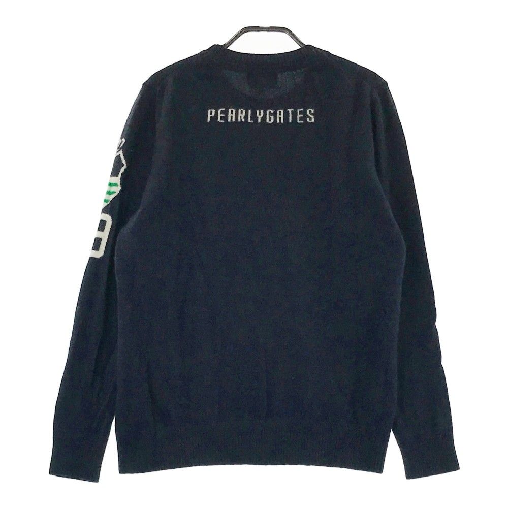 サイズ：5 PEARLY GATES パーリーゲイツ カシミヤ混 長袖ニット