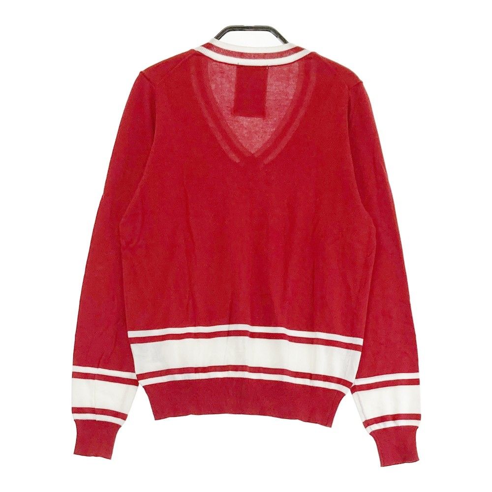 サイズ：M JUN&ROPE ジュン アンド ロペ ニットセーター レッド系