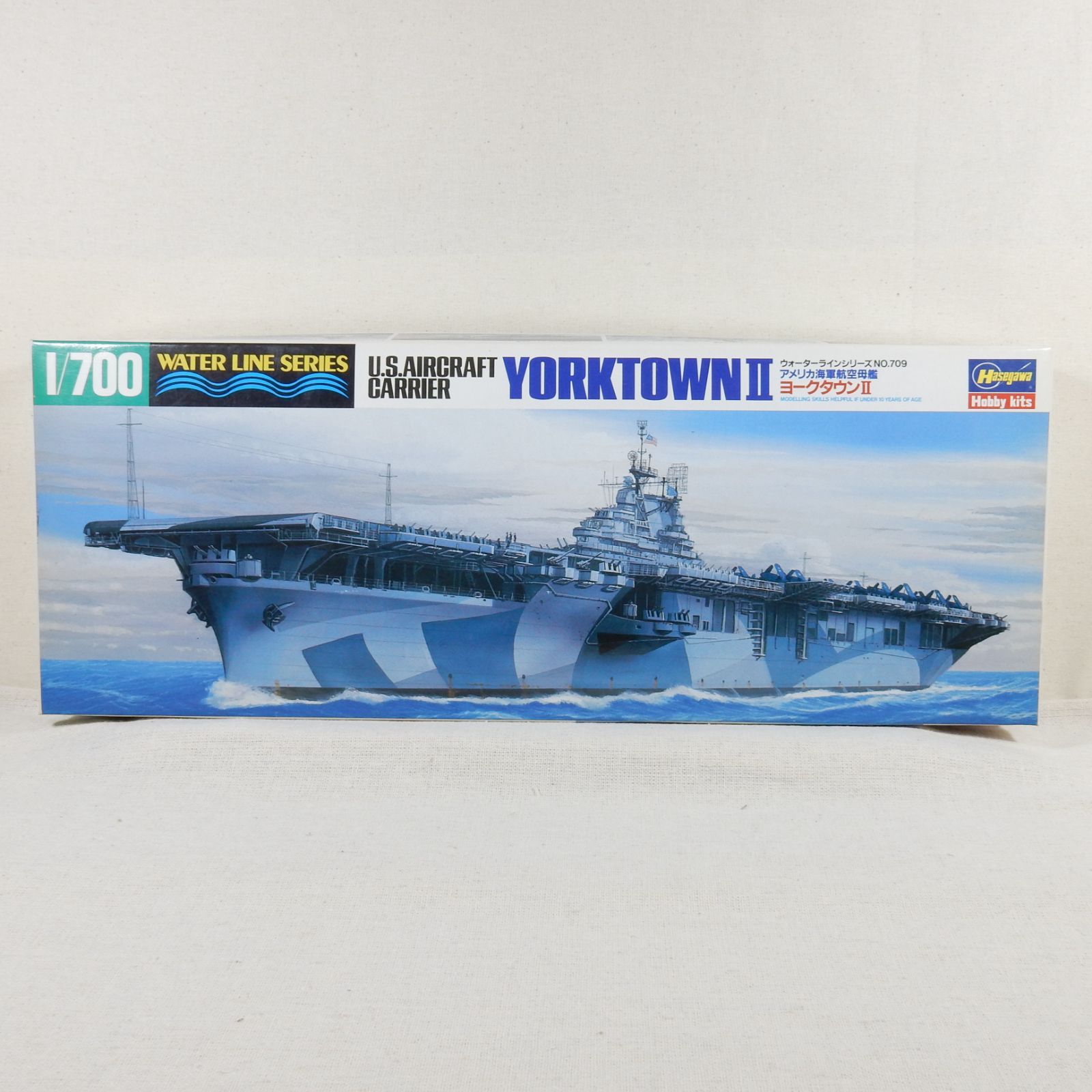 ハセガワ アメリカ海軍 航空母艦 ヨークタウンⅡ 1/700 WL 709